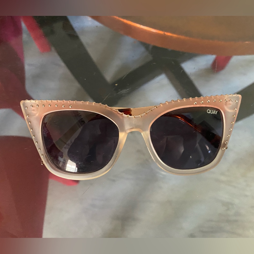 Quay Australia Happer Studded Sunglasses